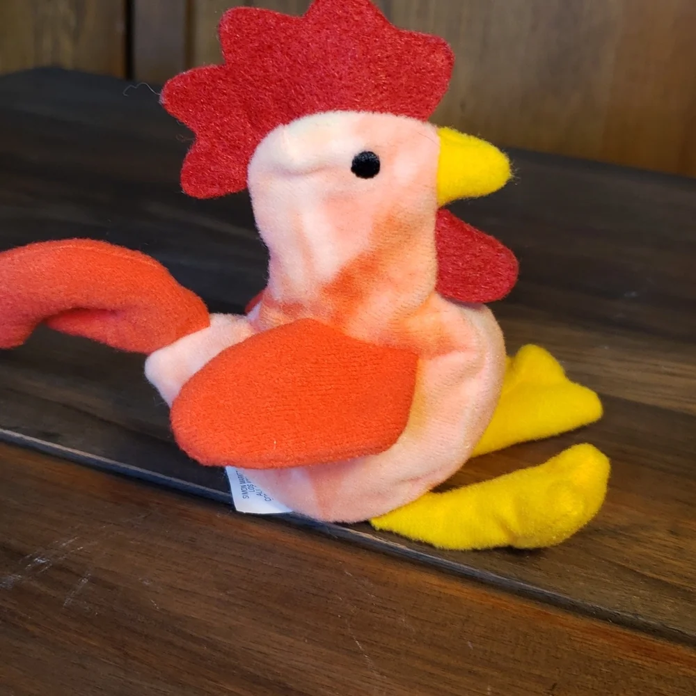 Ty Teenie Beanie Baby STRUT The Rooster